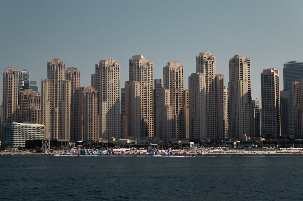 JBR Beach, een van de populairste stranden van Dubai